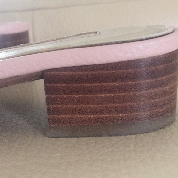 Ladies Light Pink Rhinestone Slide - Picture 3 of 4